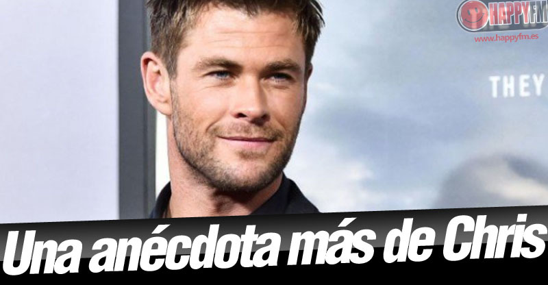 Chris Hemsworth se queda dormido en plena calle