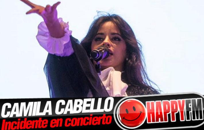 Camila Cabello vive un desagradable incidente durante su concierto en Chile