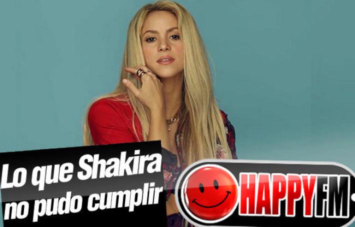 Shakira y la gran pasión que nunca pudo llevar a cabo