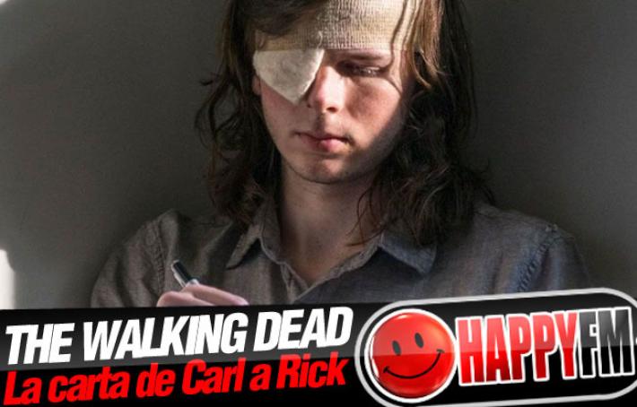 ‘The Walking Dead’: Esta es la carta que Carl le escribió a Rick antes de morir