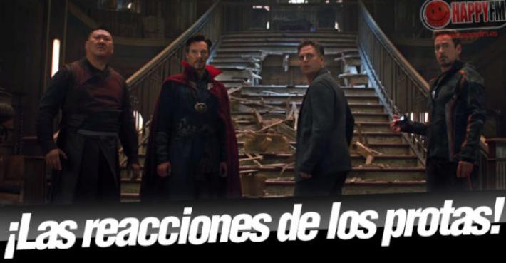 La reacción de los actores y actrices de Marvel tras ver ‘Infinity War’ por primera vez