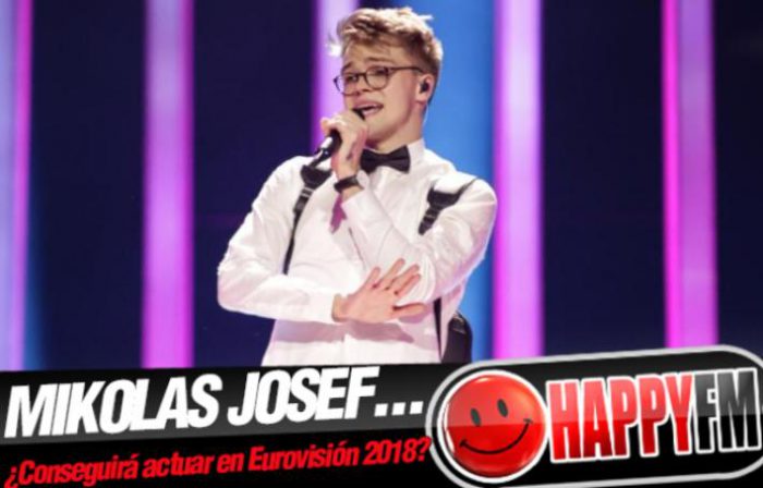 La participación de Mikolas Josef, representante de República Checa, en Eurovisión peligra tras un accidente en los ensayos