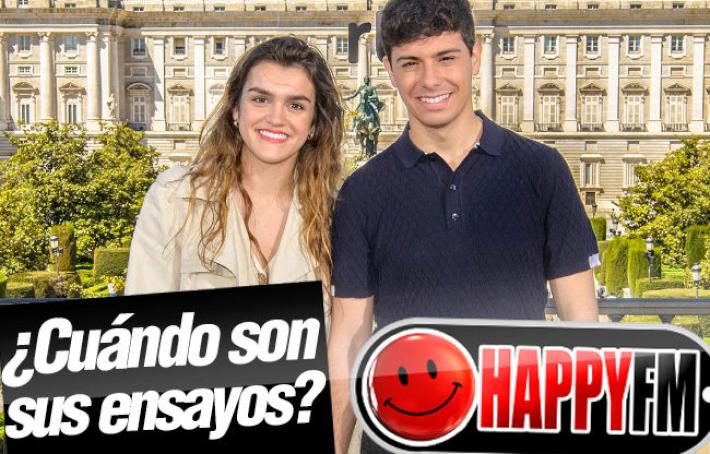 Amaia y Alfred en ‘Eurovisión 2018’: Todos los detalles y horarios de sus ensayos en el Festival