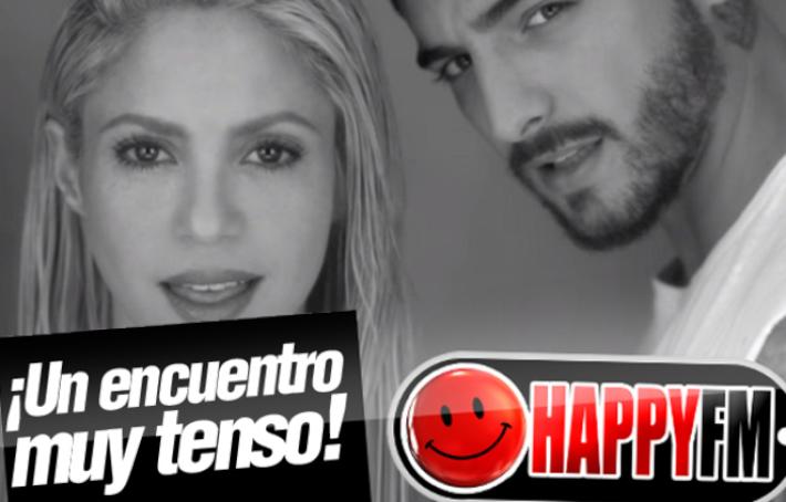 El tenso momento de Maluma y Gerard Piqué por Shakira
