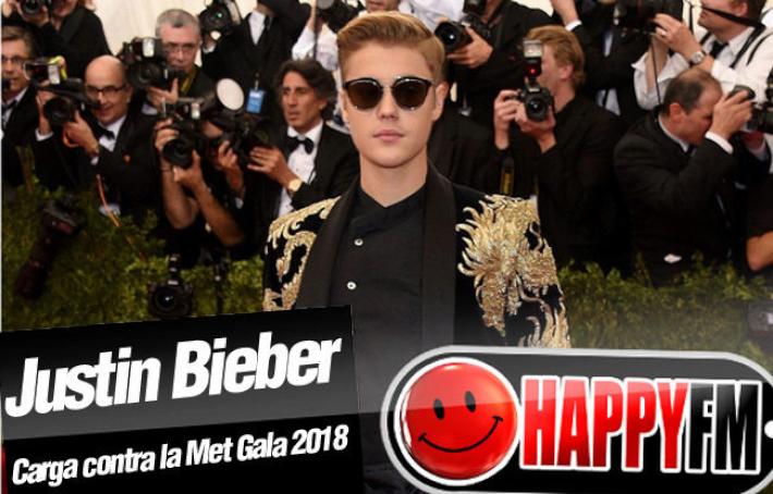 Justin Bieber ataca duramente a la Gala MET