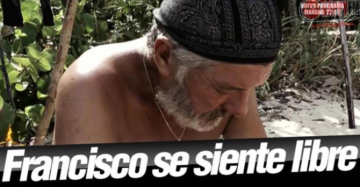 La nueva libertad de Francisco queda clara con este desnudo integral en ‘Supervivientes 2018’