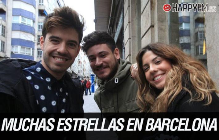 Cepeda, Miriam y Roi y su inesperada actuación en Barcelona