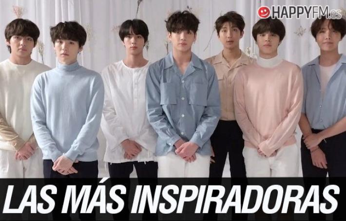 5 letras inspiradoras de BTS