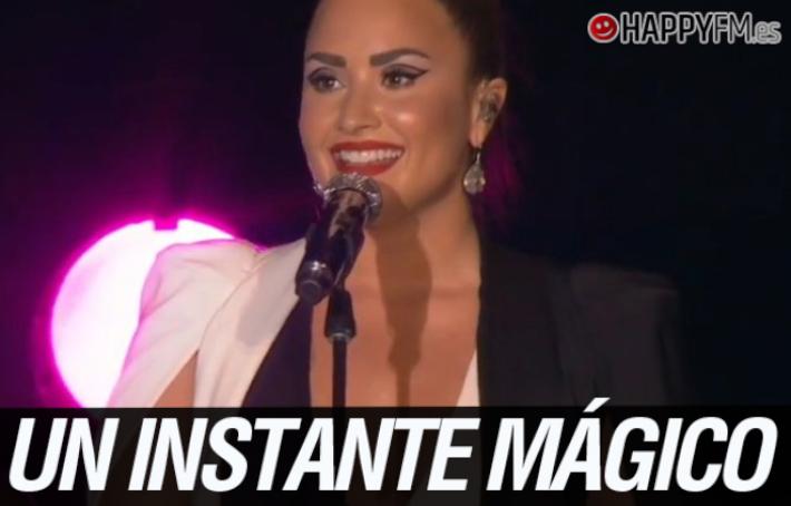Demi Lovato se emociona cantando ‘Sober’ ante la reacción de sus fans