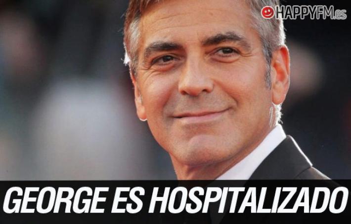George Clooney sufre un accidente de moto y es hospitalizado de urgencia