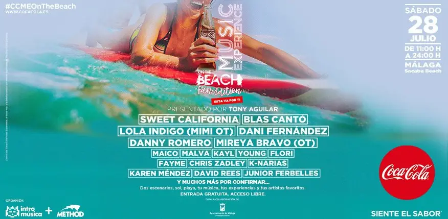 5 razones por las que no puedes perderte Coca-Cola Music Experience On The Beach