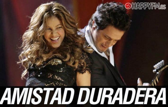 Shakira y Alejandro Sanz presumen de una amistad duradera