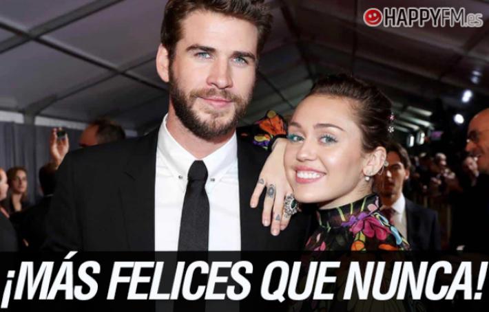 Miley Cyrus y Liam Hemsworth siguen juntos y felices