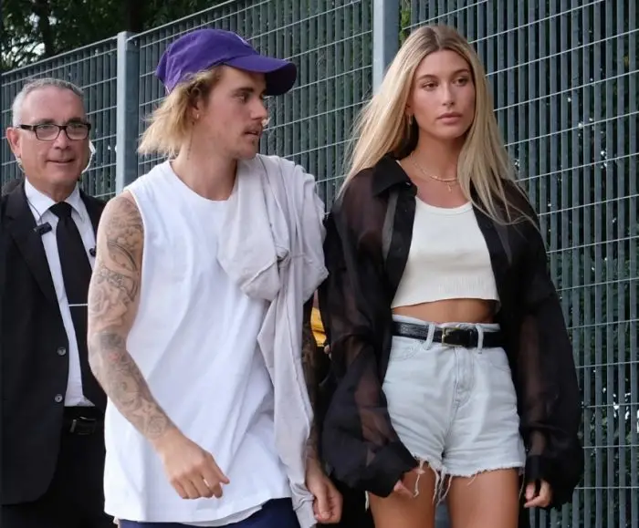 Hailey Baldwin y Justin Bieber