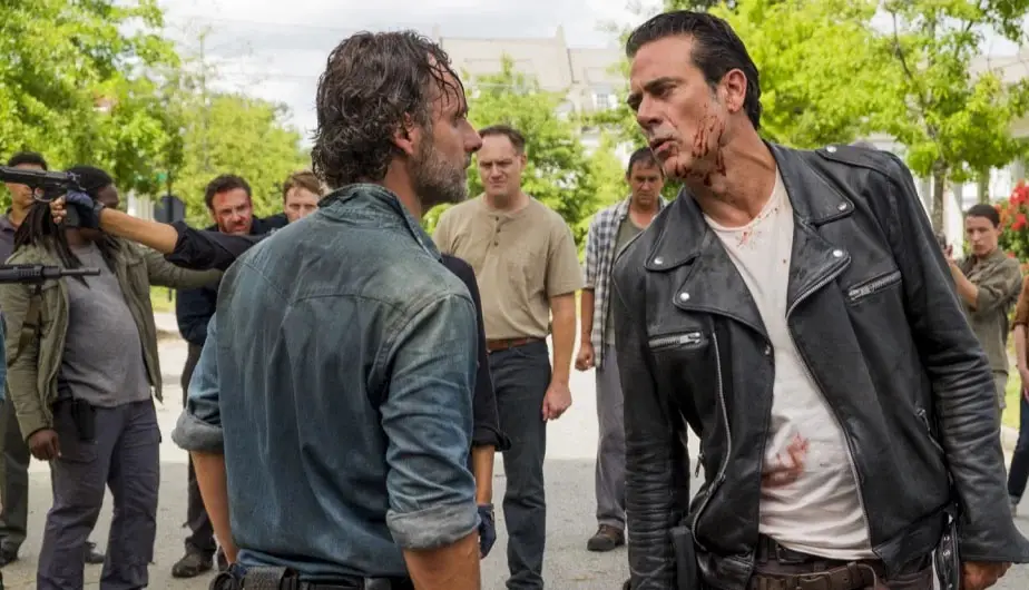 Rick y Negan