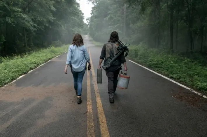 Maggie y Daryl