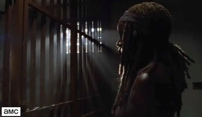 Michonne y Negan
