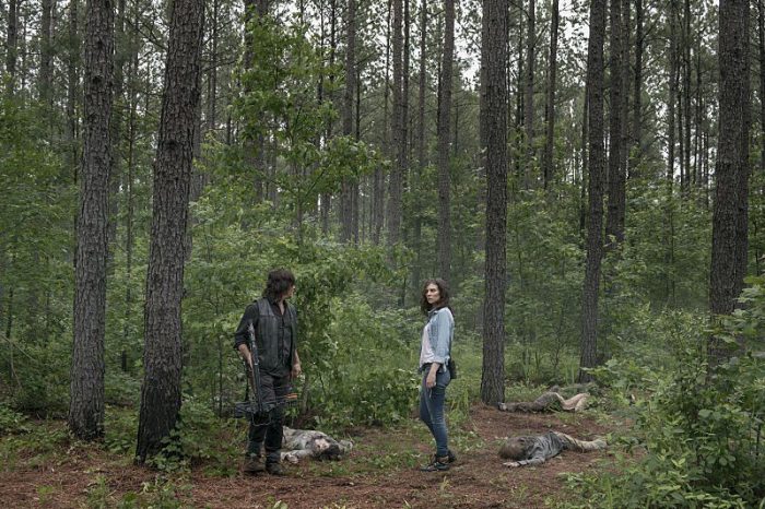 Norman Reedus y Lauren Cohan en 'The Walking Dead'