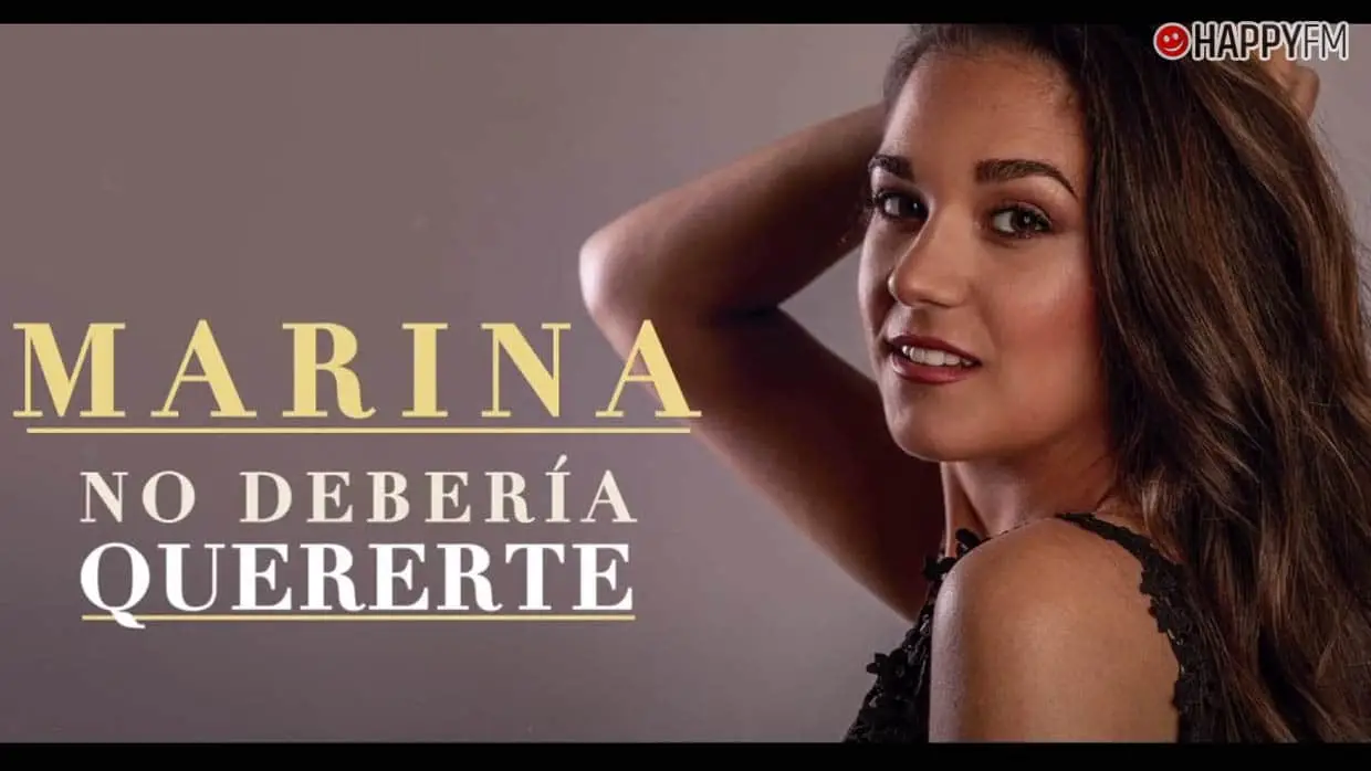 ‘No debería quererte’, de Marina: letra y vídeo