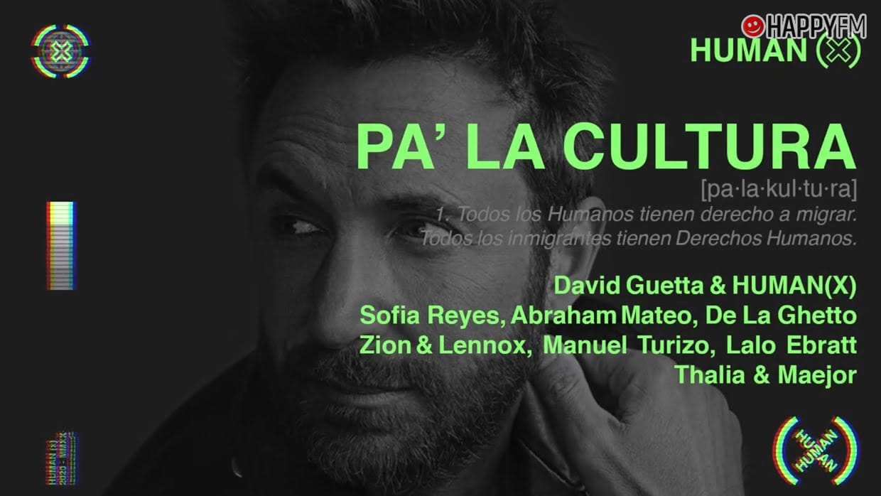 ‘Pa la cultura’, de David Guetta, Abraham Mateo, Sofía Reyes y otros artistas