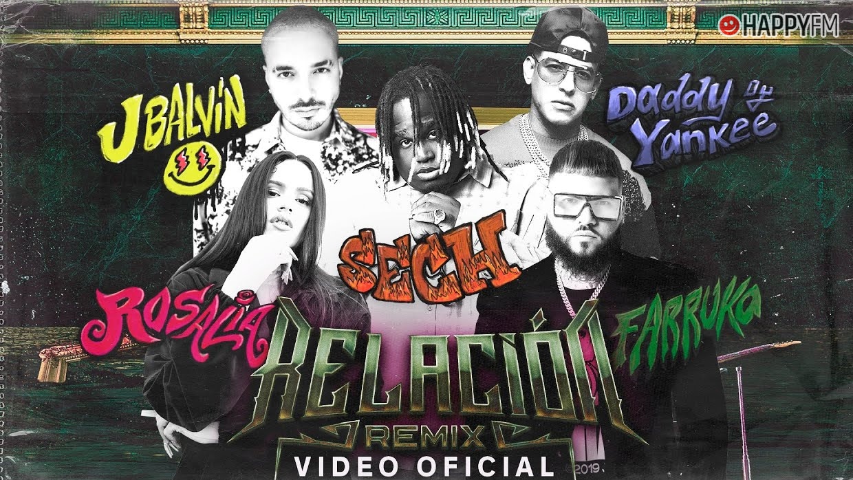 ‘Relación remix’, de Sech, Rosalía, Daddy Yankee, J Balvin y Farruko: letra y vídeo