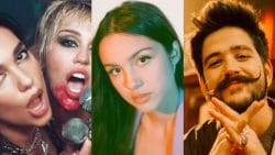 Miley Cyrus con Dua Lipa, Camilo y Olivia Rodrigo, aspiran a ser el número 1 de La lista