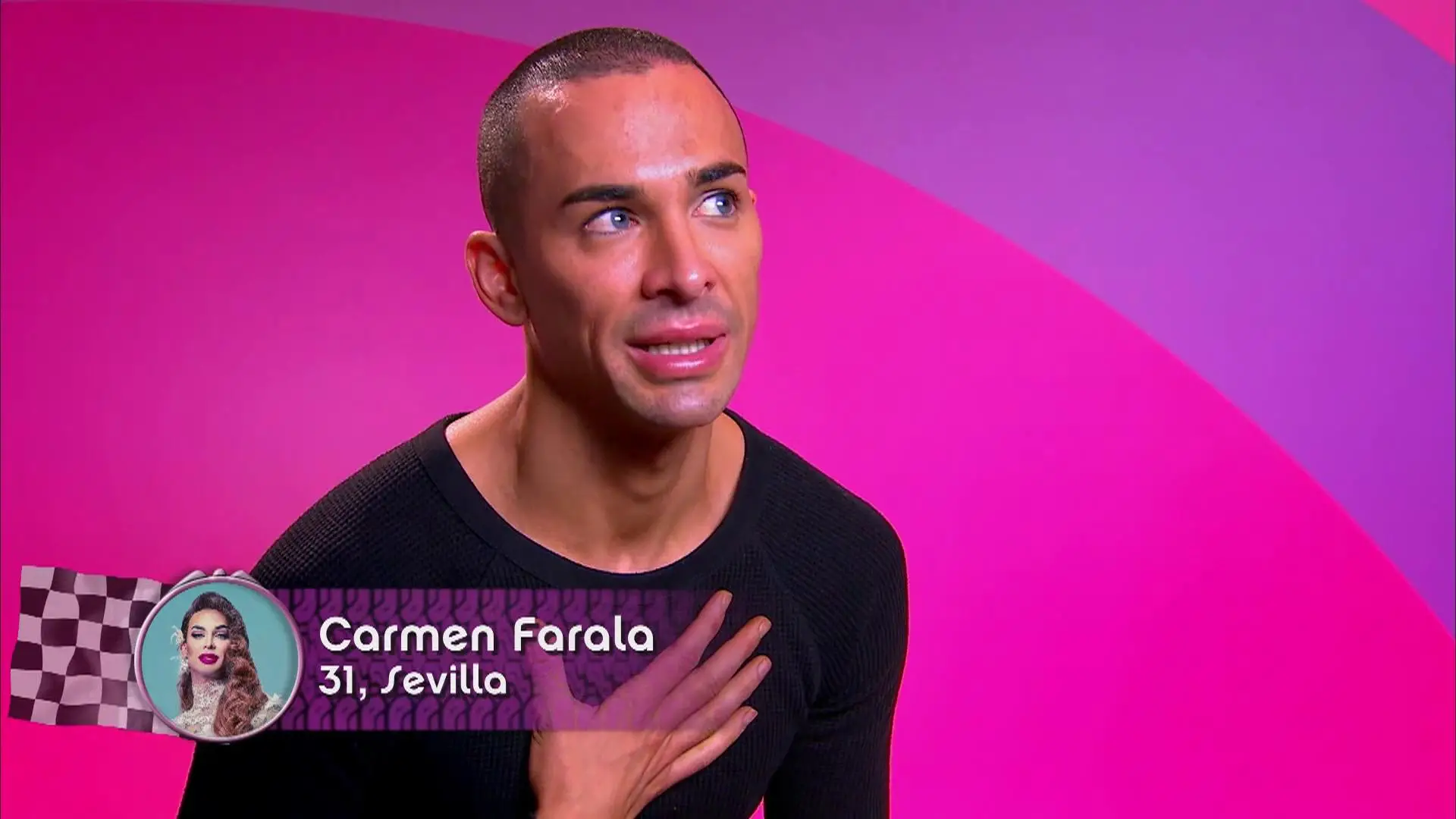 Carmen Farala se llama en realidad Daniel