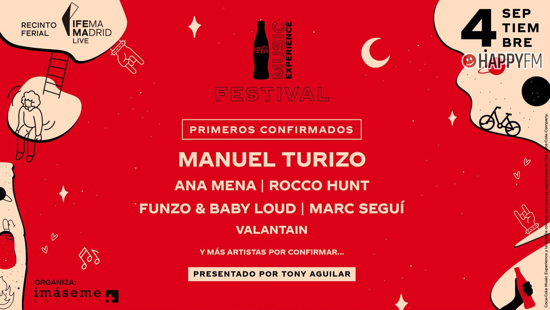 ‘Coca-Cola Music Experience 2021’: Manuel Turizo, Ana Mena y Marc Seguí, entre los primeros artistas confirmados