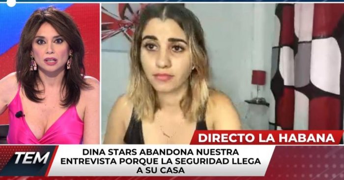 DinaStars fue detenida en plena entrevista para el programa 'Todo es Mentira'