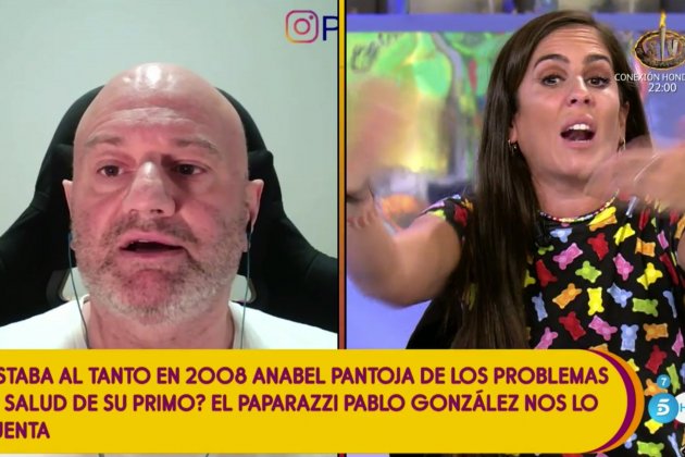 Pablo González en su último enfrentamiento con Anabel Pantoja
