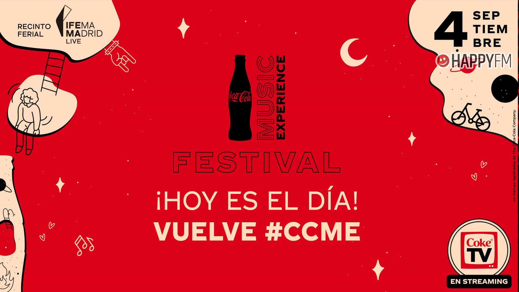 ‘Coca-Cola Music Experience 2021’: vive hoy el festival más esperado del año