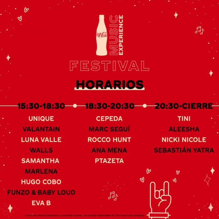 'Coca-Cola Music Experience 2021': vive hoy el festival más esperado del año