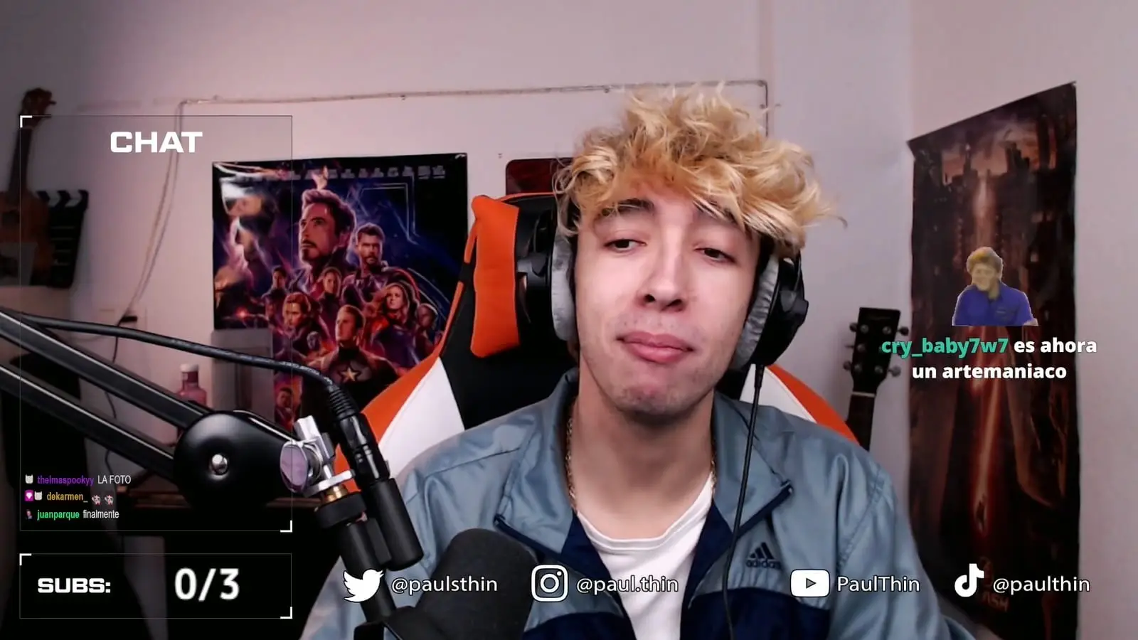 Paul Thin era una estrella en Twitch antes de dar el salto a la televisión