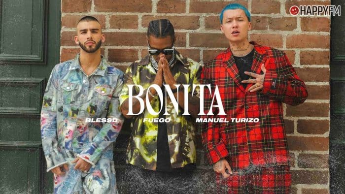 ‘Bonita’, de Fuego, Blessd y Manuel Turizo: letra y vídeo