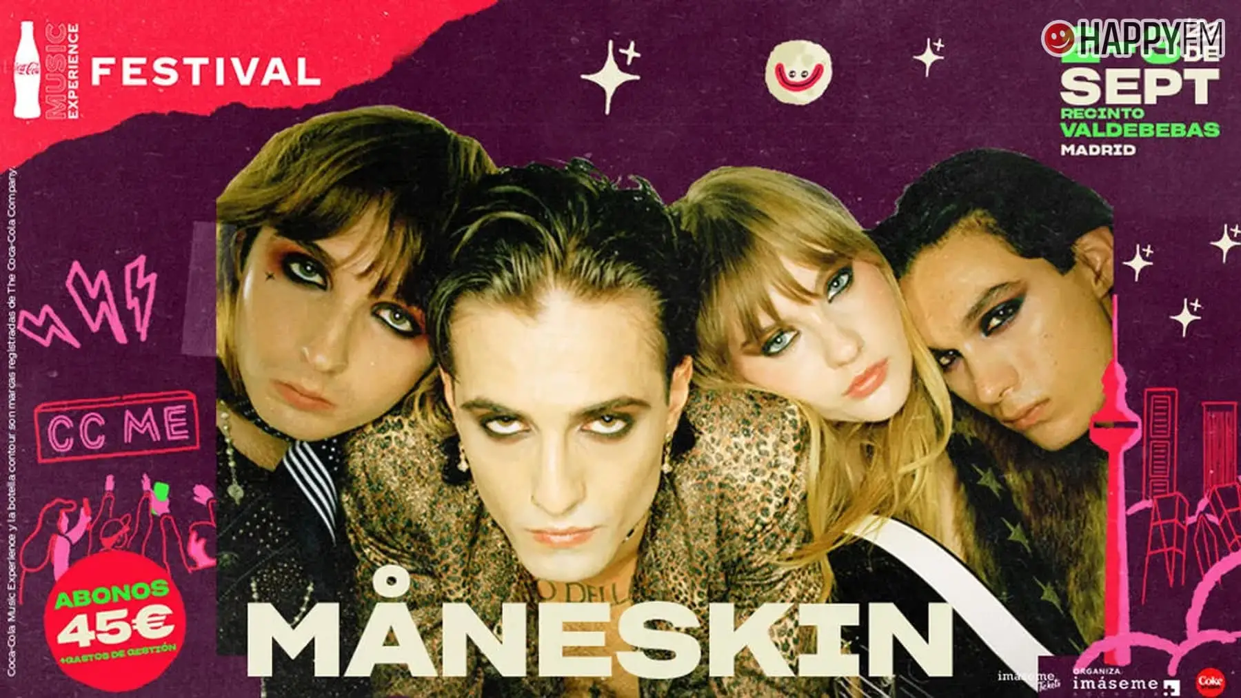 Måneskin: 7 canciones perfectas para descubrir la música de la banda que actuará en ‘Coca-Cola Music Experience 2022’