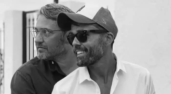 Máximo Huerta y su novio Jesús