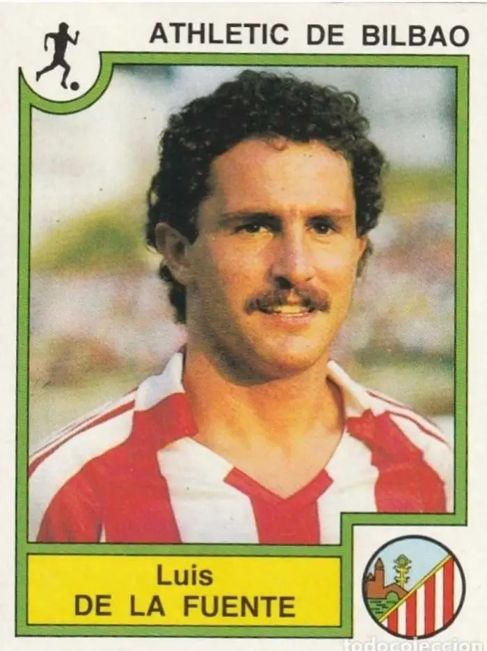 Luis de la Fuente en su etapa como jugador