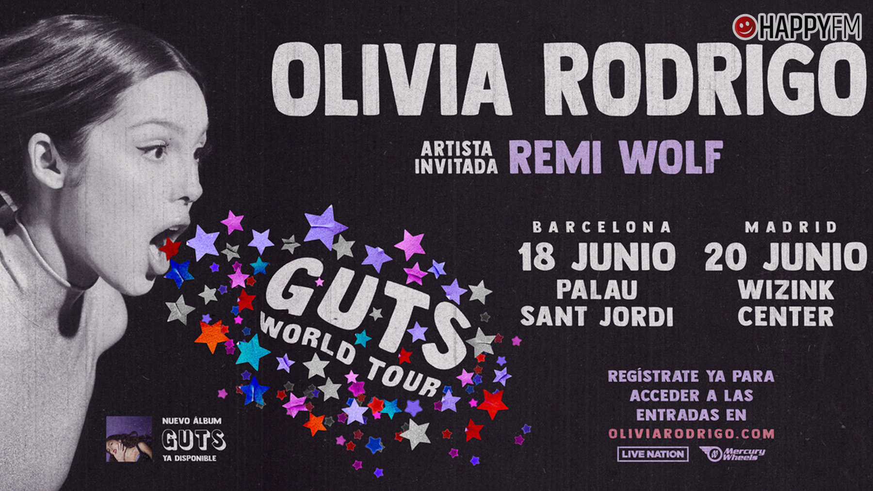 GUTS, la esperadísima gira mundial de Olivia Rodrigo