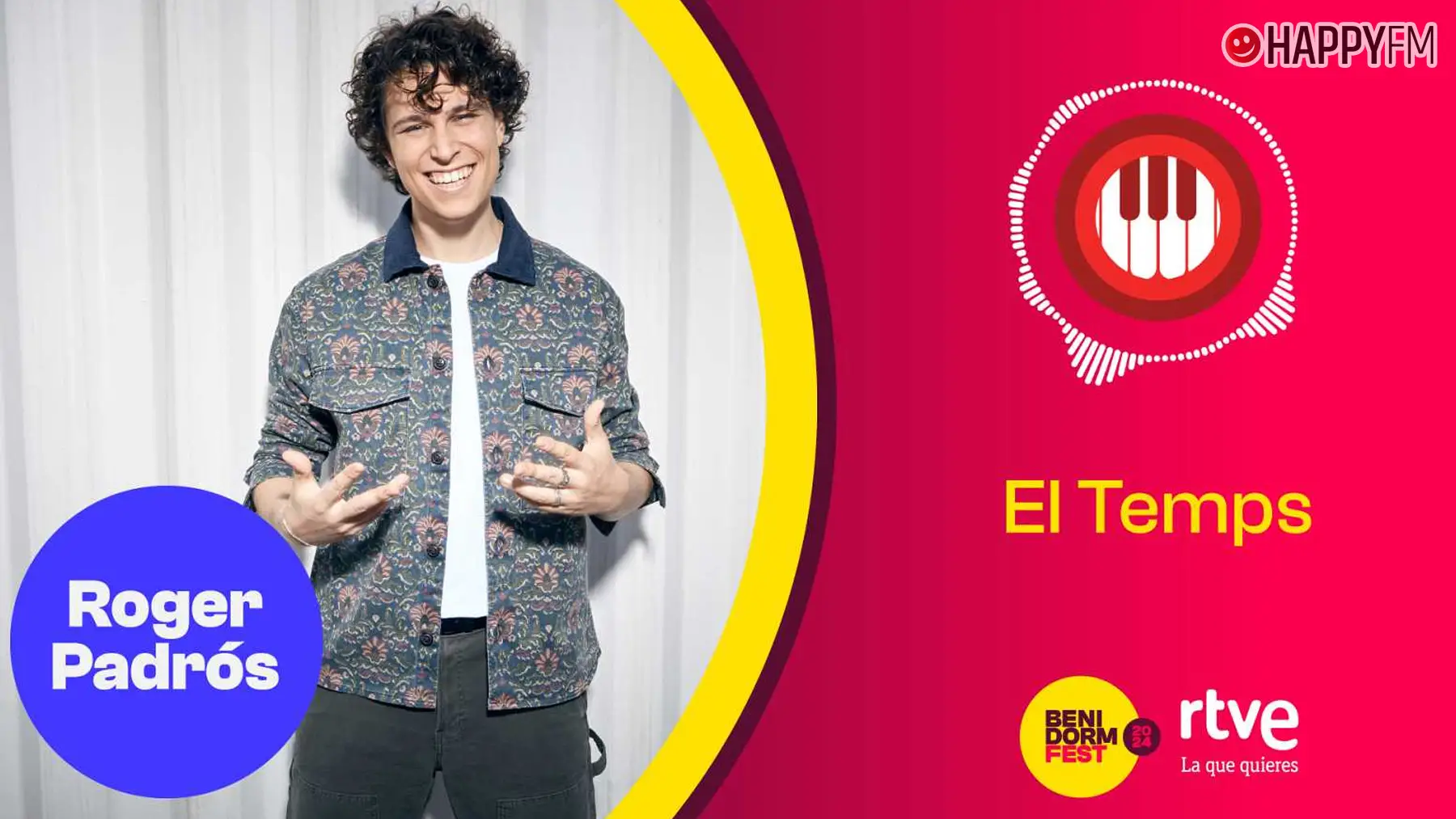 ‘El Temps’, de Roger Padrós (‘Benidorm Fest 2024’): letra (en español) y vídeo