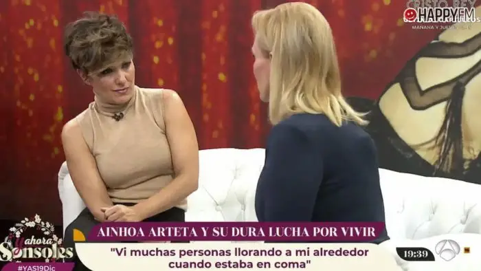 Sonsoles Ónega, en shock tras el corte de Ainhoa Arteta en directo: «He venido a hablar de otras cosas»