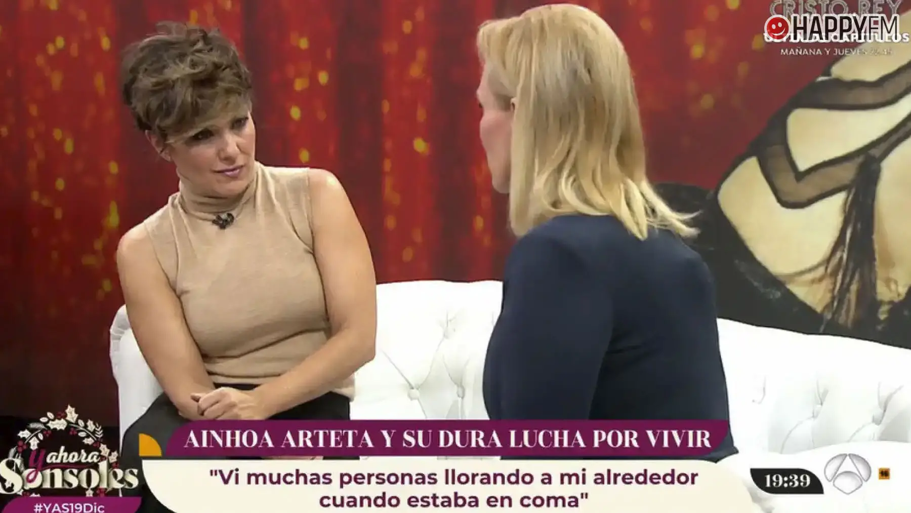 Sonsoles Ónega, en shock tras el corte de Ainhoa Arteta en directo: «He venido a hablar de otras cosas»