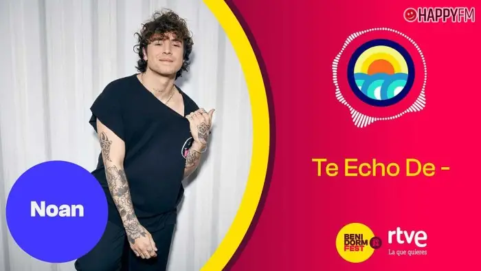 ‘Te echo de -’, de Noan (‘Benidorm Fest 2024’): letra y vídeo