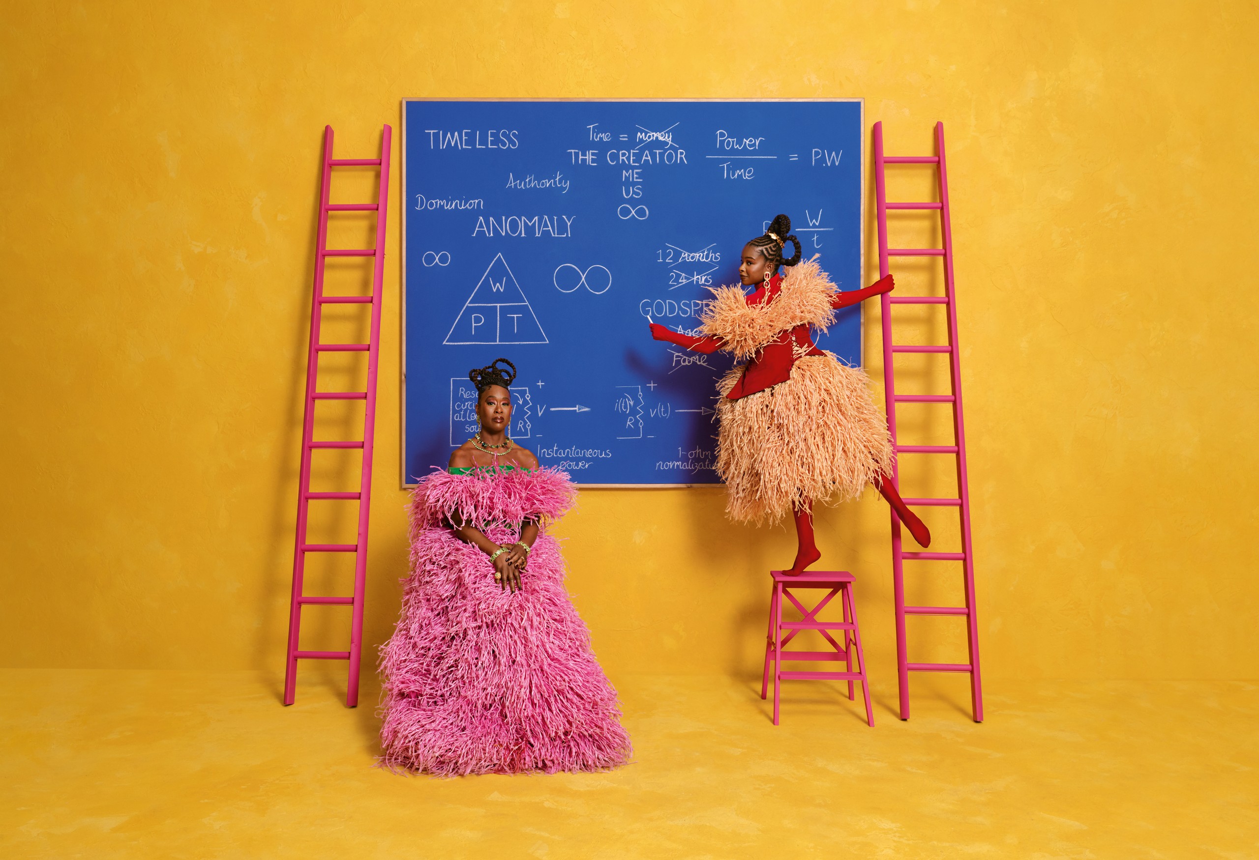 Amanda Gorman&Margot Lee Shetterly. Calendario Pirelli 2024