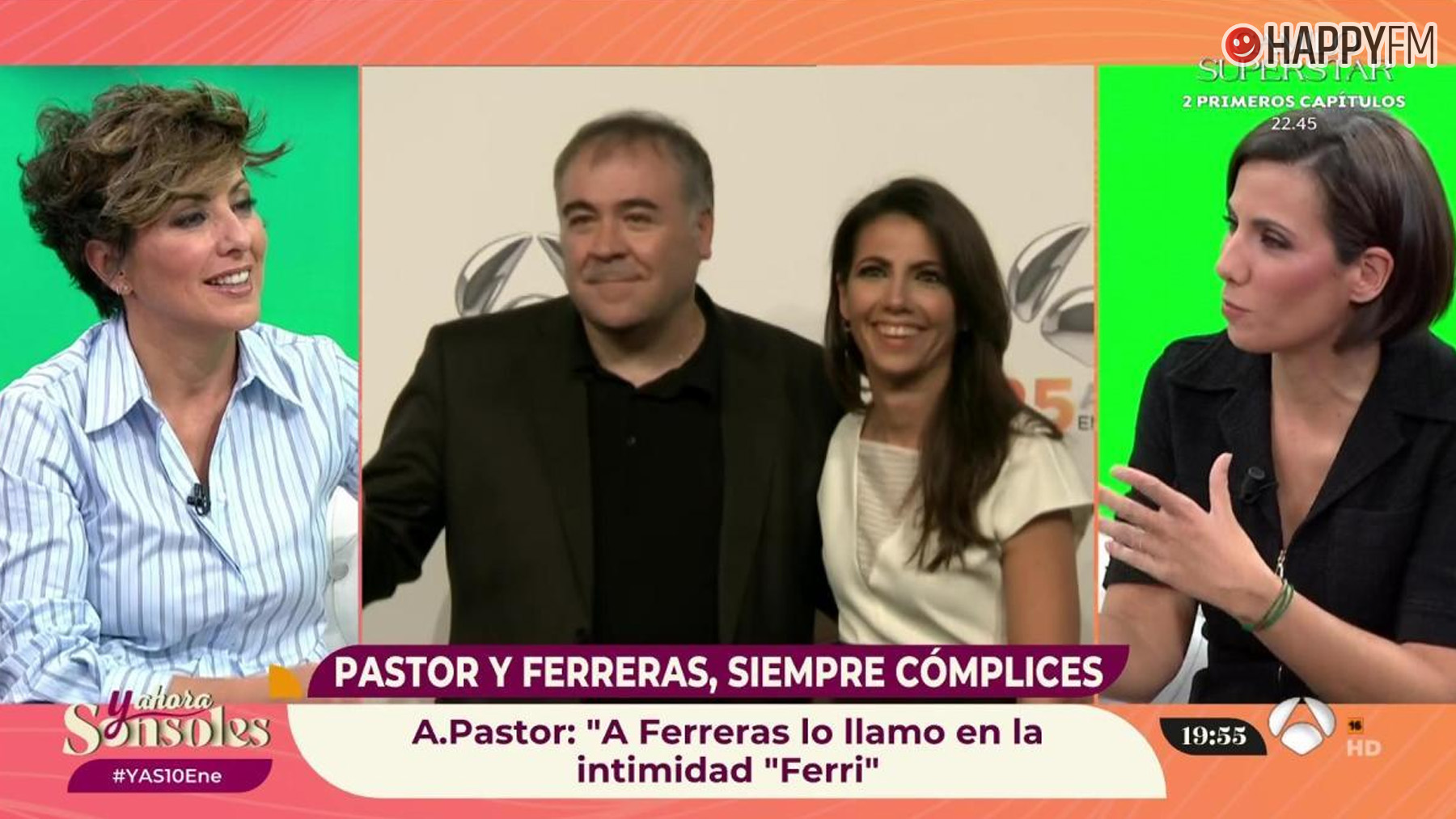 ‘Y ahora Sonsoles’: Ana Pastor confiesa a Sonsoles Ónega cómo llama a Antonio Ferreras en casa