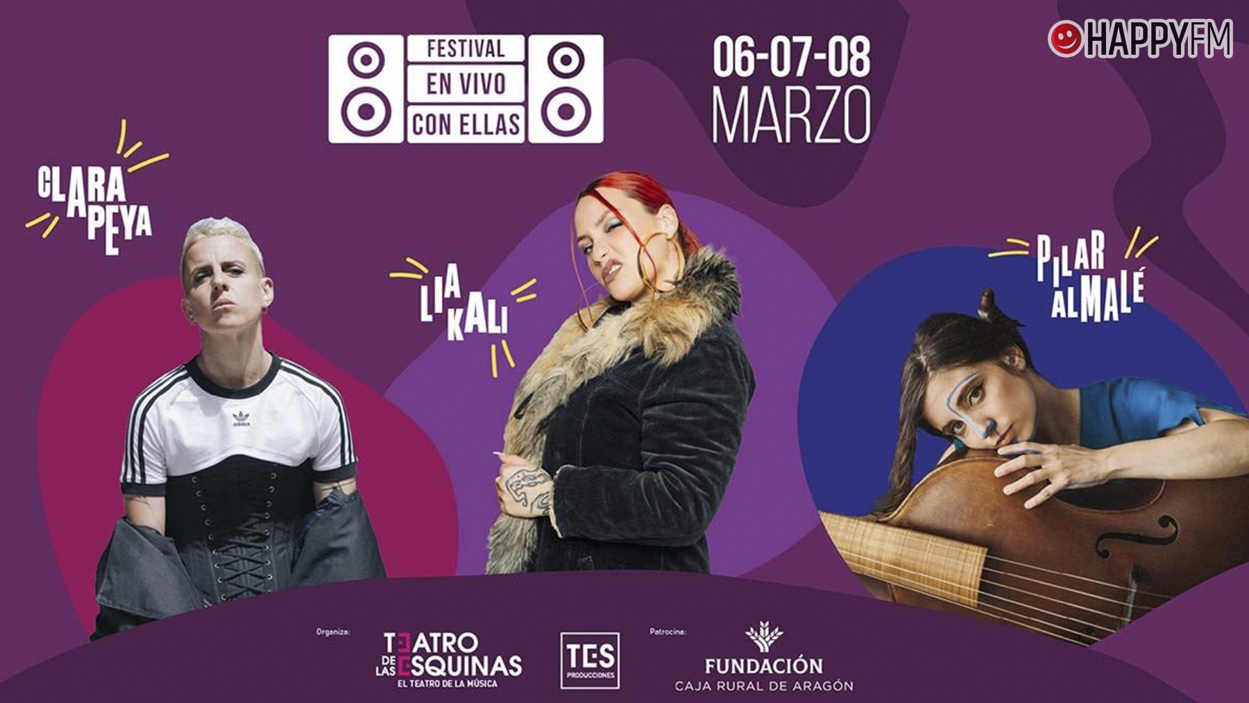 Clara Peya, Lia Kali y Pilar Almalé en ‘En vivo con ellas’