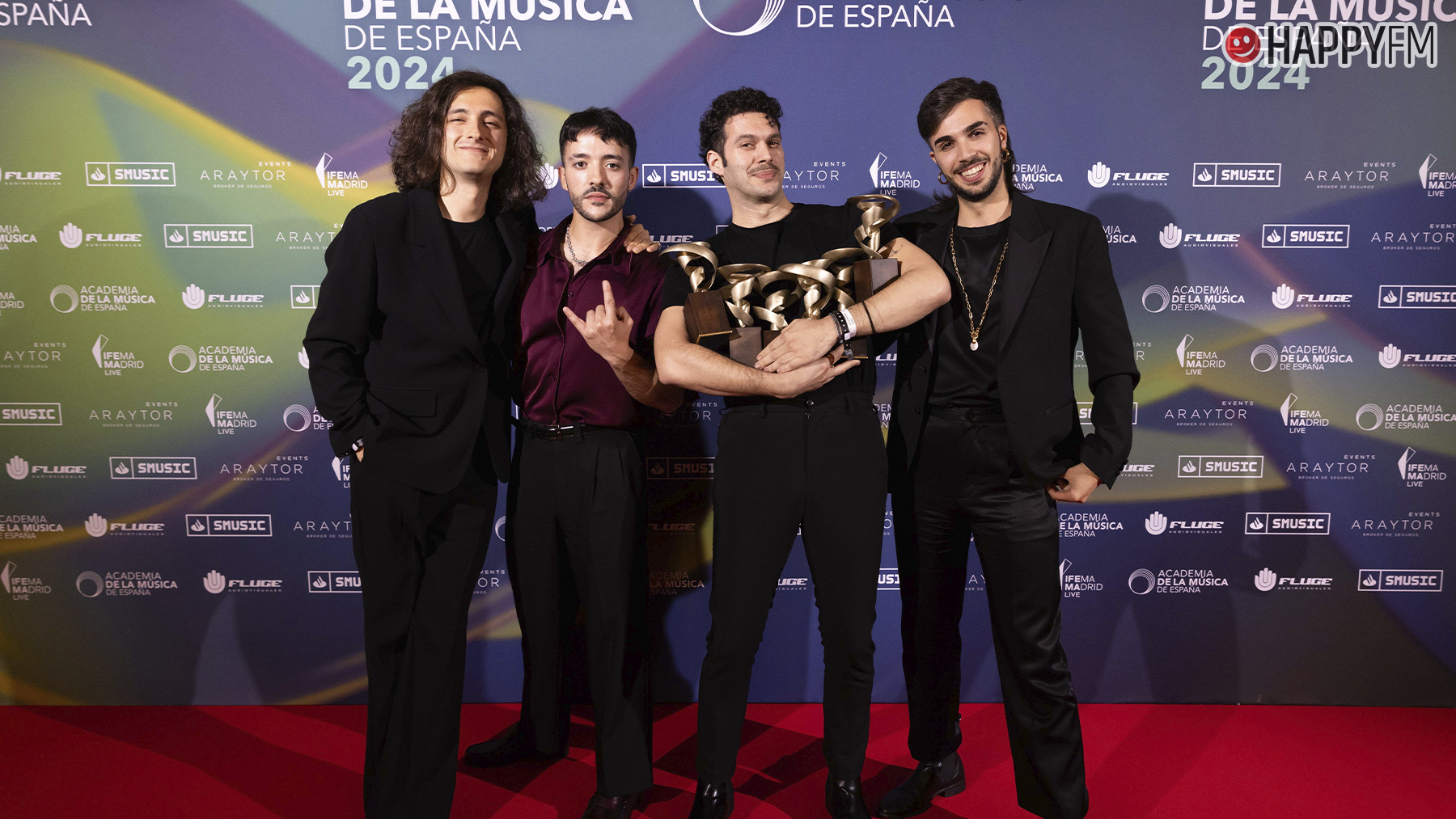 Arde Bogotá arrasó en la primera edición de los Premios de la Academia de la Música