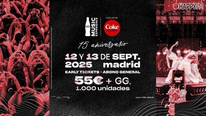 Coca-Cola Music Experience regresa en 2025 con su 15.º Aniversario